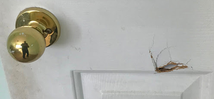 interior door hole repair La Palma